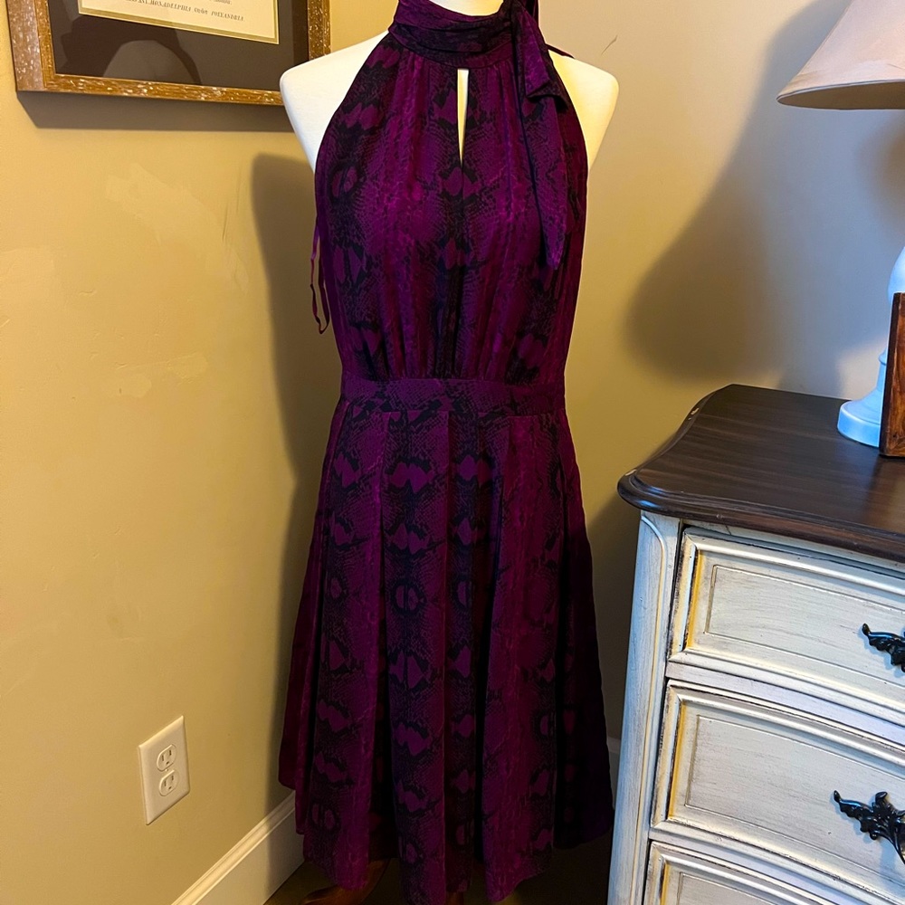WHBM High Heck Purple Dress